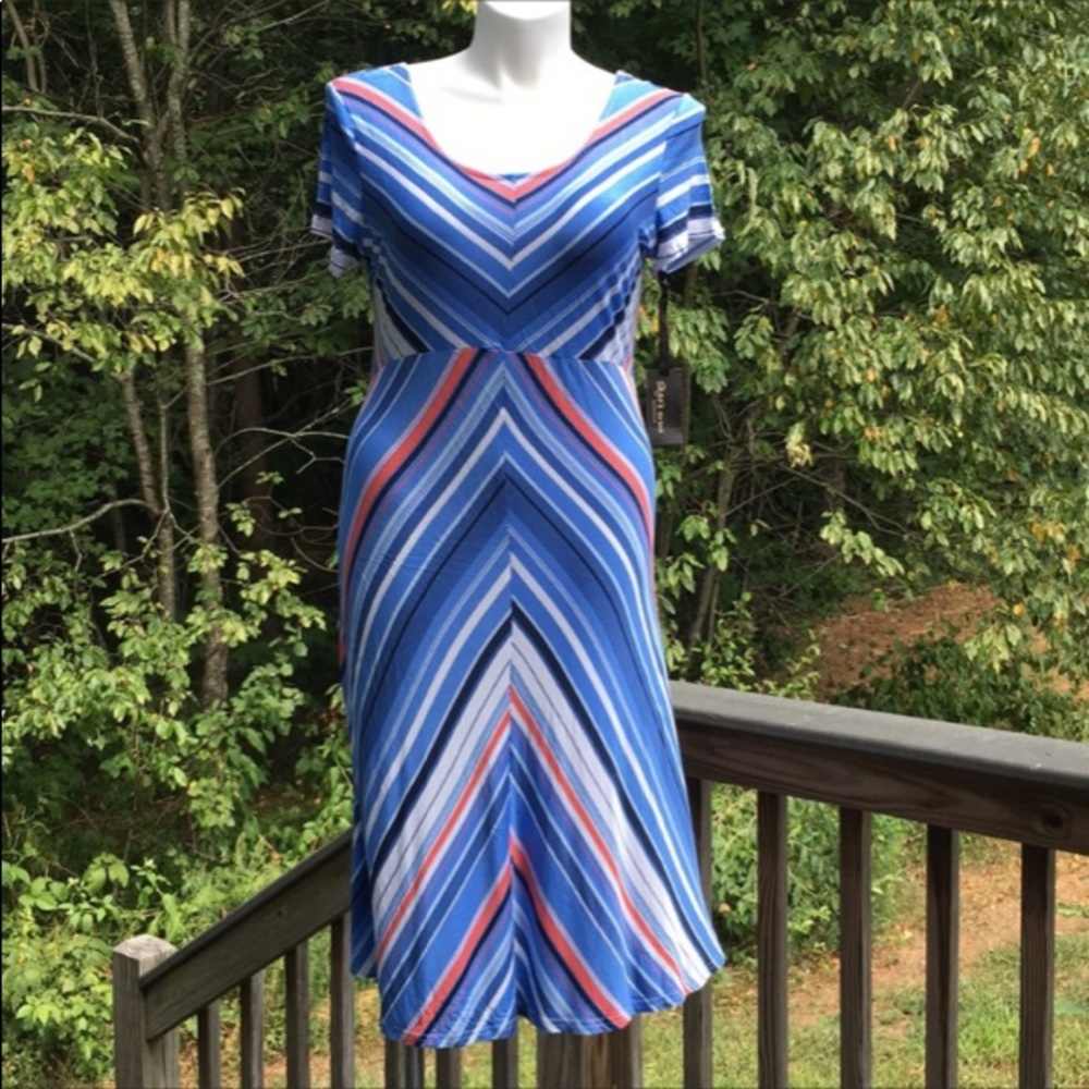 Skye’s the Limit 70s look Seville bias cut dress size L NWT